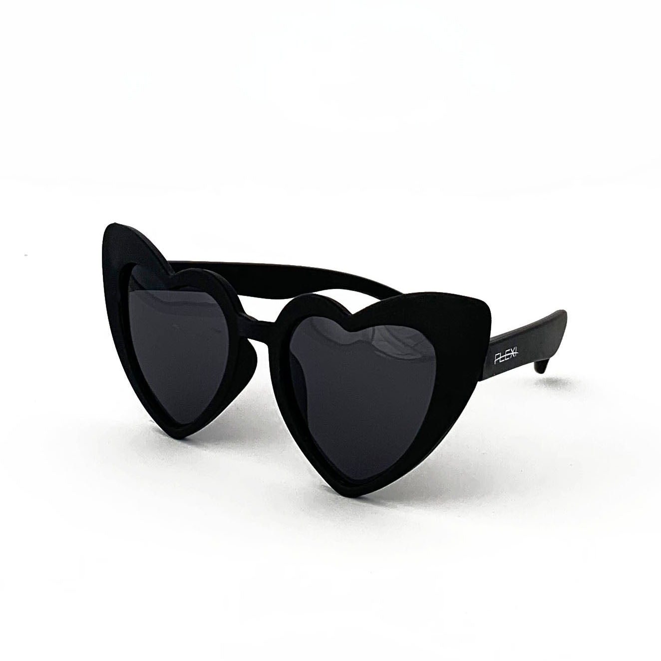 Glossy Black Hearts