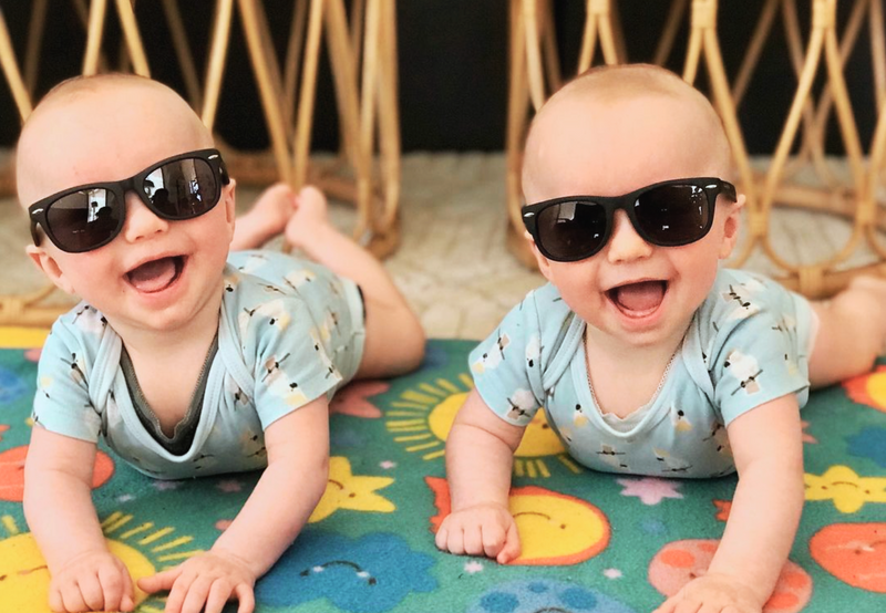 Matte Black Baby Flexi Sunnies